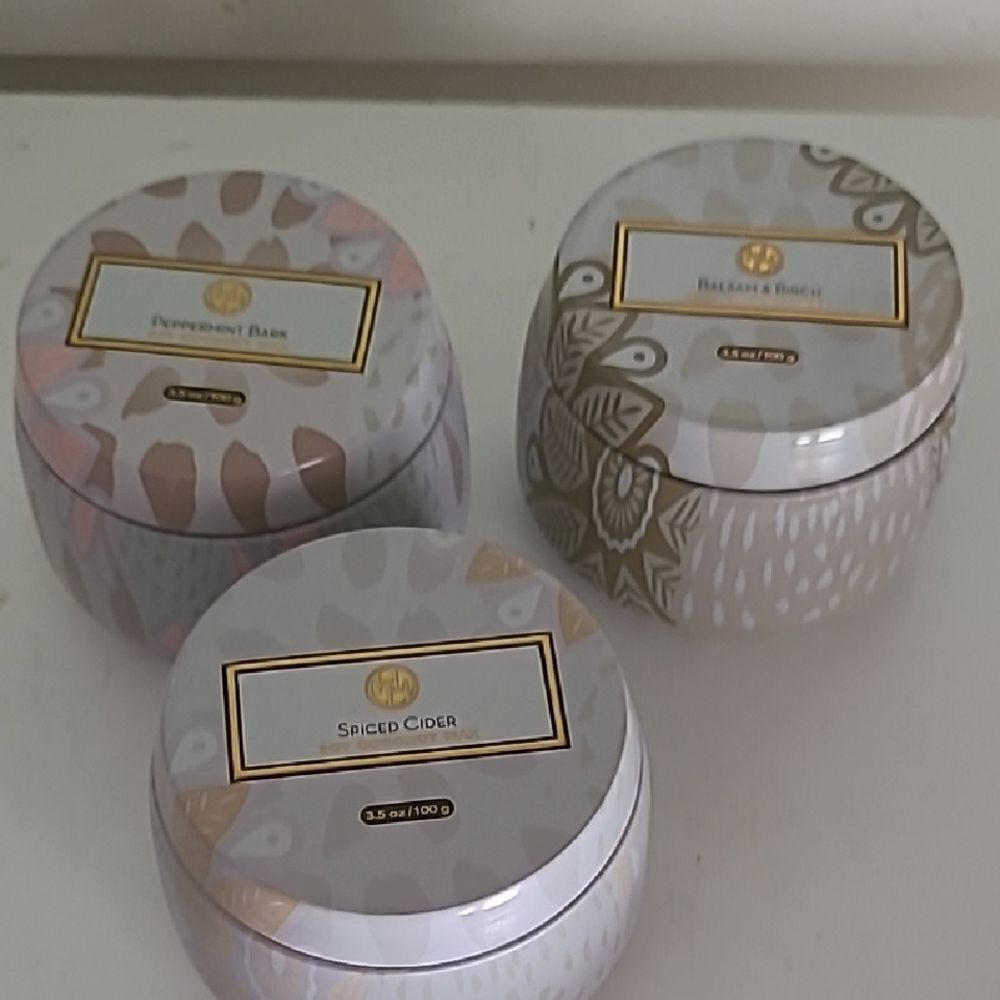 Set of Three Scented Candles
